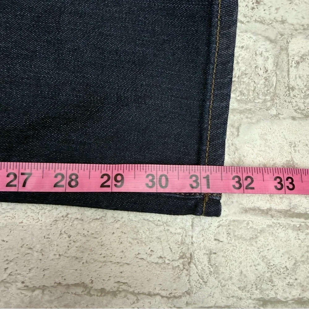 Lands' End Jeans 8 Blue Dark Wash Straight Leg Fit 2 Stretch Denim NEW NWOT😍 - Picture 13 of 13